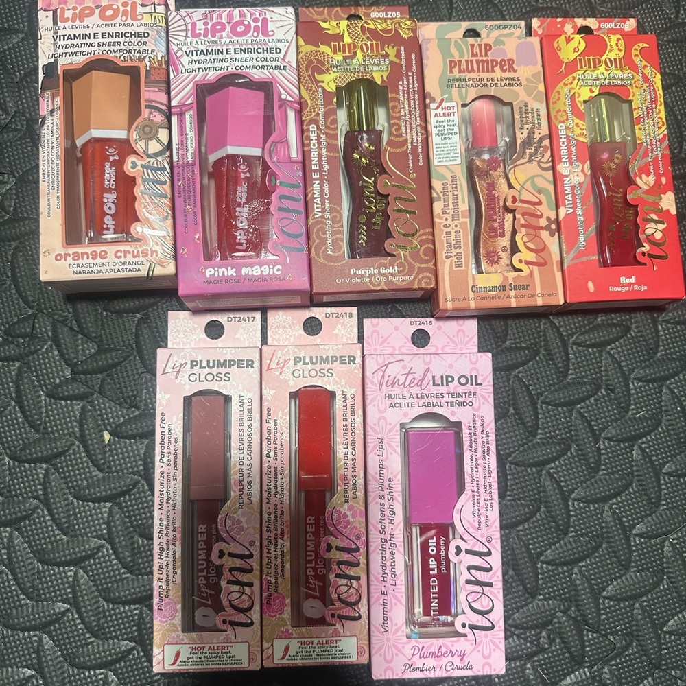 Ioni Lip Gloss and Lil Oil Lot Plumping High Shine